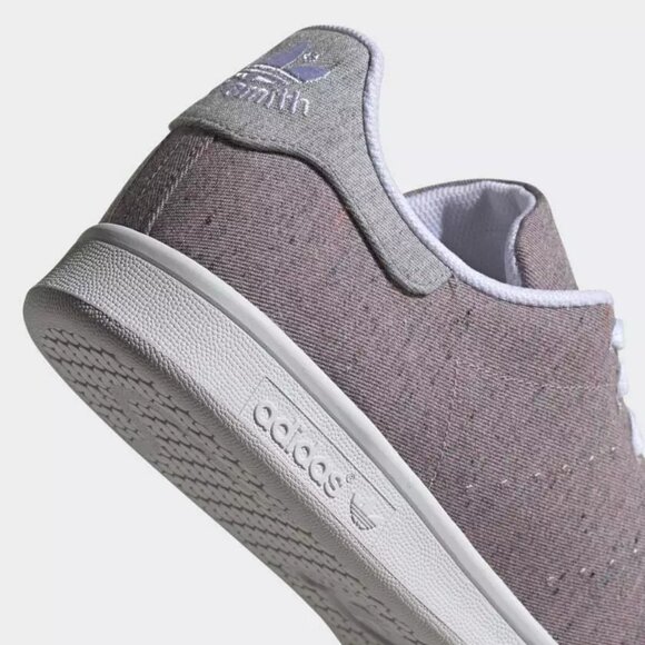 adidas Stan Smith Tennis Sneaker Recycled Textile MORPHLON® GY5460 Purple Grey - Picture 12 of 12